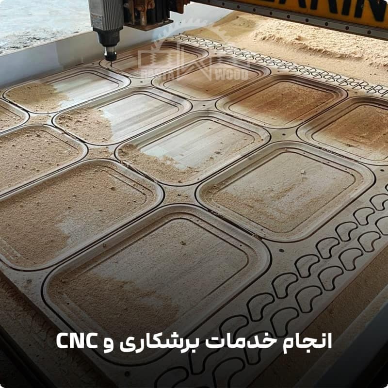 پانل فینگر جوینت فنلاندی (راش سفید فنلاندی) 7 برشکاری و سی ان سی فینگرجوینت